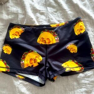 Feed me Fight me athletic shorts